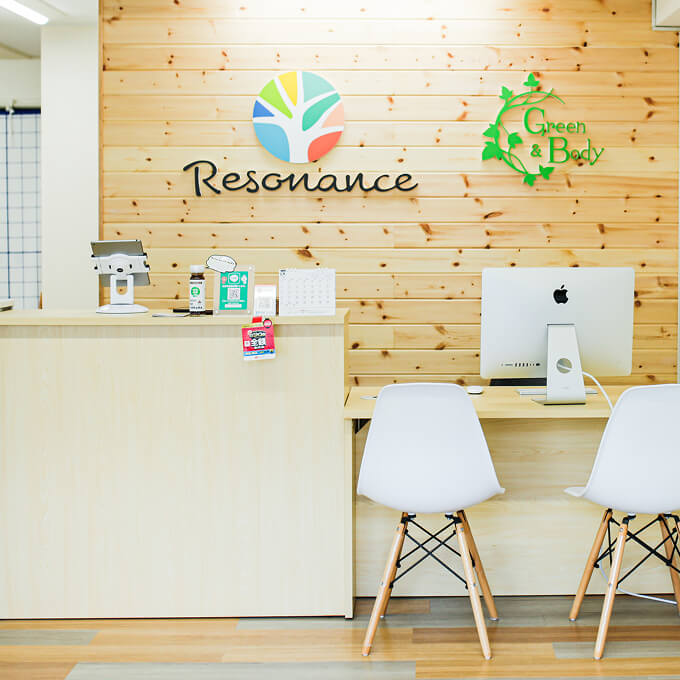 受付カウンター